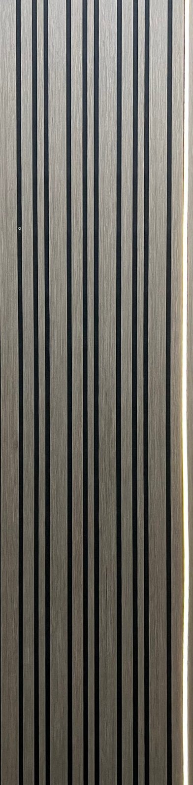Akoestische Wandpanelen Smoke Echt Hout 260 x 60 cm, Huis en Inrichting, Geluiddempend, 260 cm, Hout, Nieuw