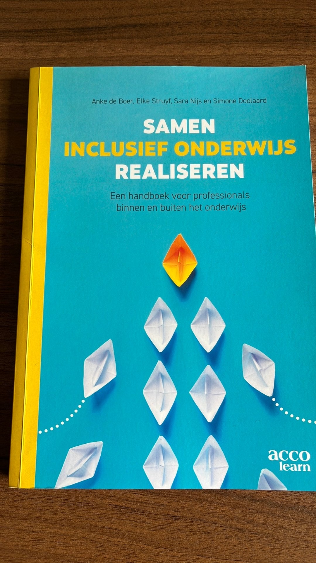 Samen inclusief onderwijs realiseren, Boeken, Ophalen of Verzenden, Zo goed als nieuw, Overige niveaus, Nederlands