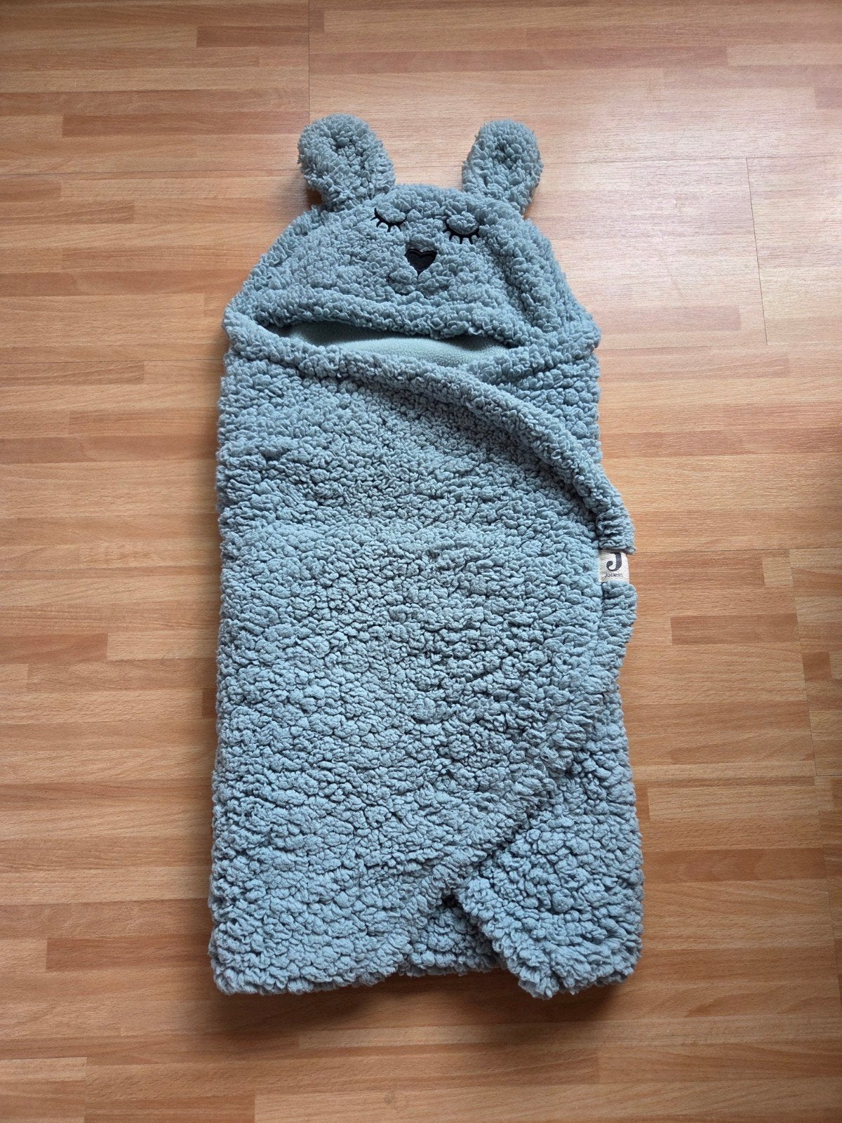 Jollein wikkeldeken baby bunny sea green/stone green, Kinderen en Baby's, Dekens, Slaapzakjes en Inbakerproducten, Ophalen of Verzenden