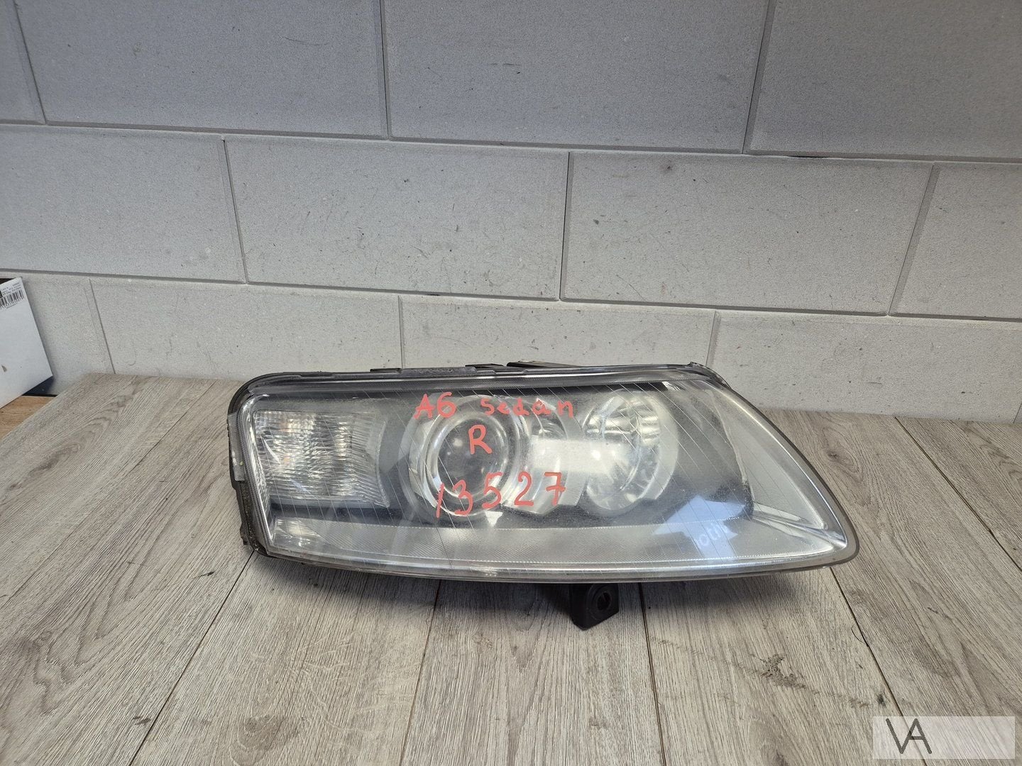 Audi A6 2004 - 2008 koplamp XENON rechts met bochtlicht €200, Auto-onderdelen, Verlichting, Audi, Gebruikt, Ophalen of Verzenden