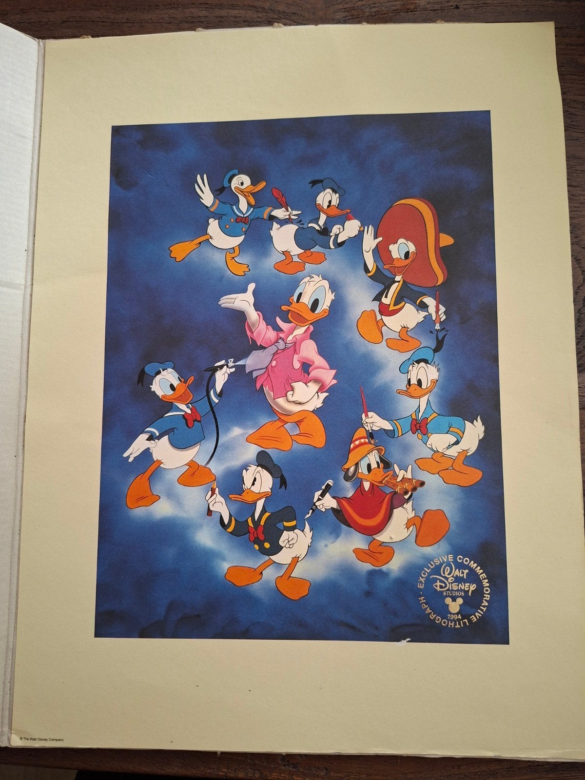 Exclusieve Walt Disney Studios Lithografie Donald Duck, Ophalen of Verzenden