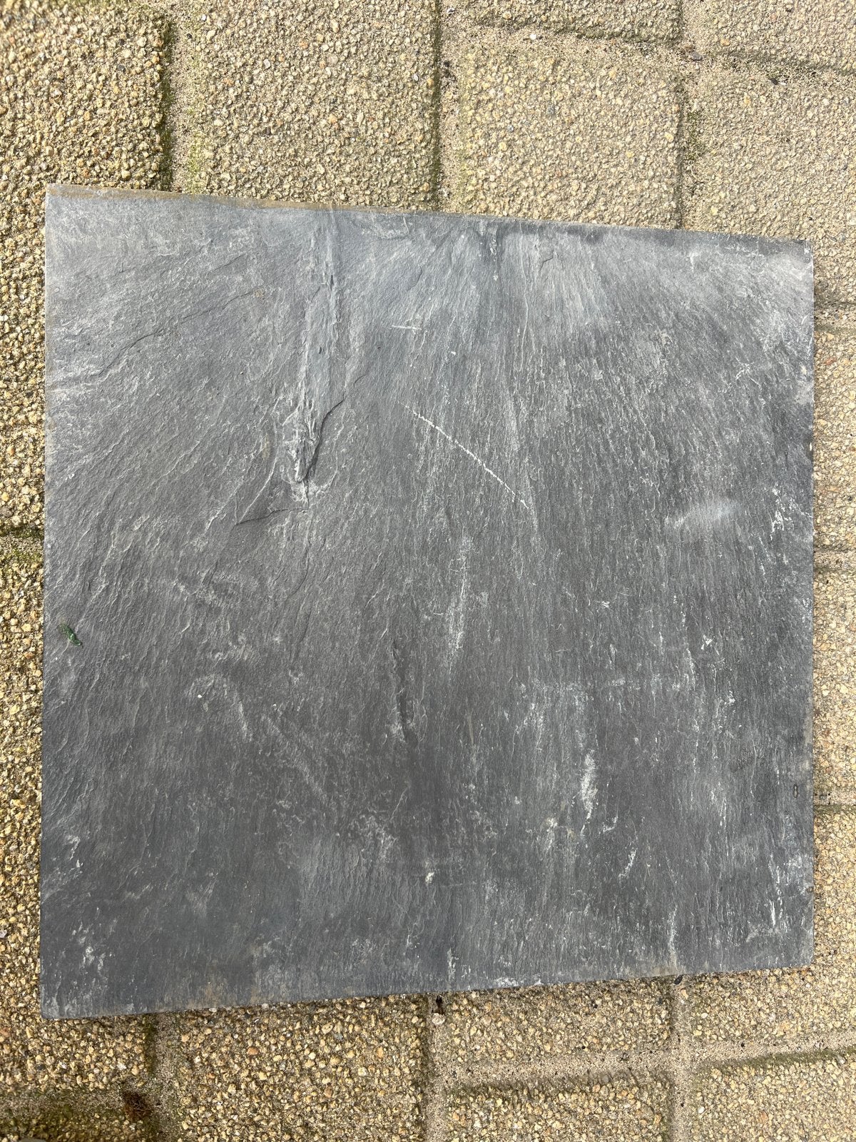 Natuurstenen tegel - Leisteen 30x30 cm, Gebruikt, Ophalen of Verzenden, Minder dan 5 m², 20 tot 40 cm