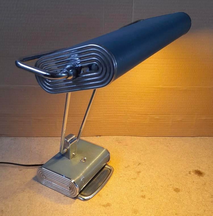 Eileen Gray Jumo 71 design bureau tafel lamp tafellamp orig., Design klassieker, Gebruikt, Ophalen of Verzenden, Metaal