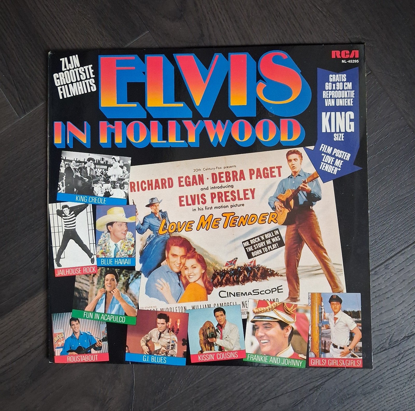 Elvis in Hollywood LP - Zijn Grootste Filmhits, LP, Gebruikt, Pop, Ophalen of Verzenden
