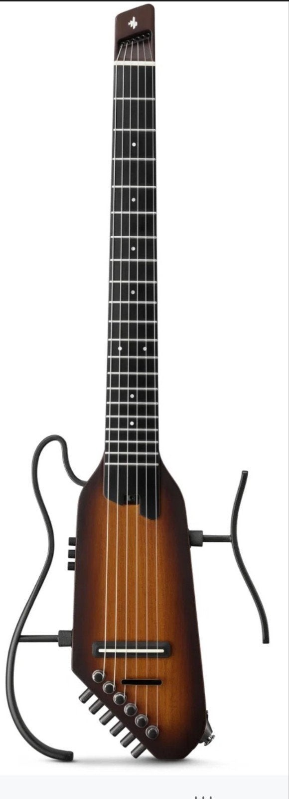 Donner HUSH-I Silent Headless Gitaar - Draagbaar & Stil, Ophalen, Zo goed als nieuw, Solid body, Overige merken