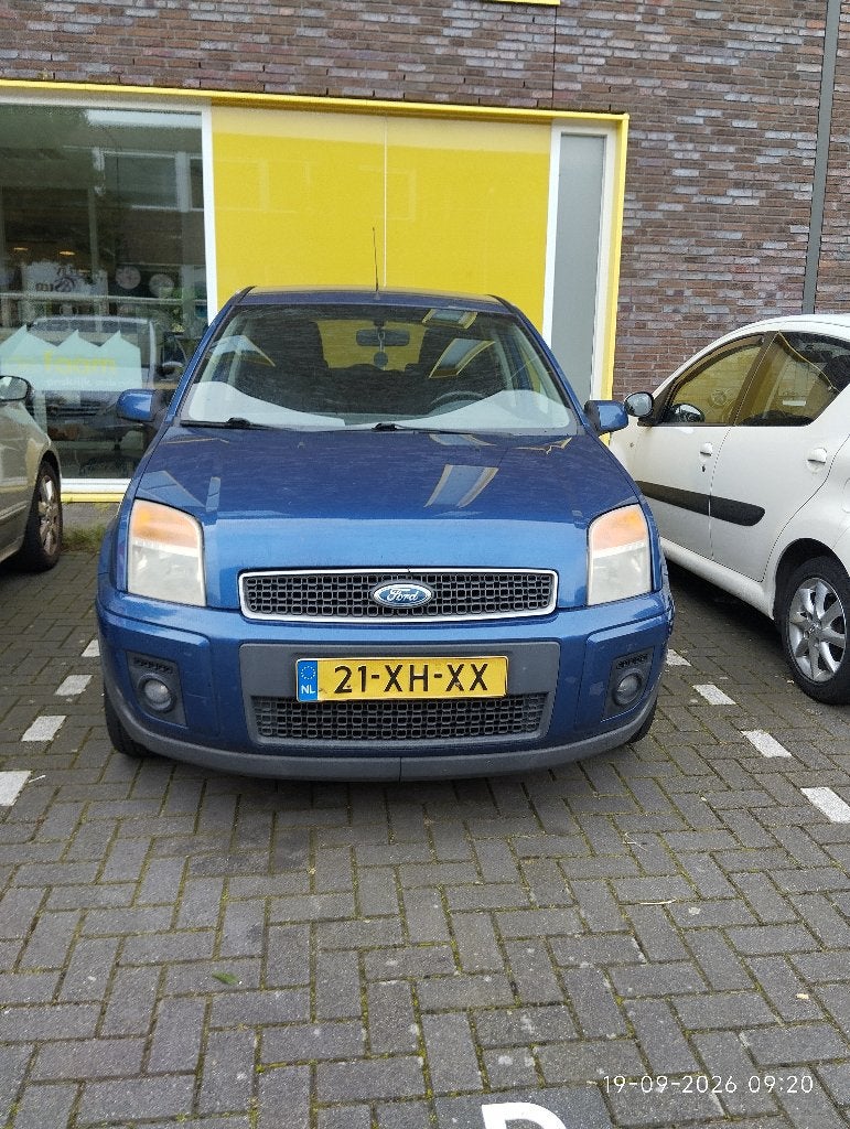 Ford Fusion 1.4 16V 2007 Blauw, Auto's, Voorwielaandrijving, Blauw, 49 €/maand, Origineel Nederlands