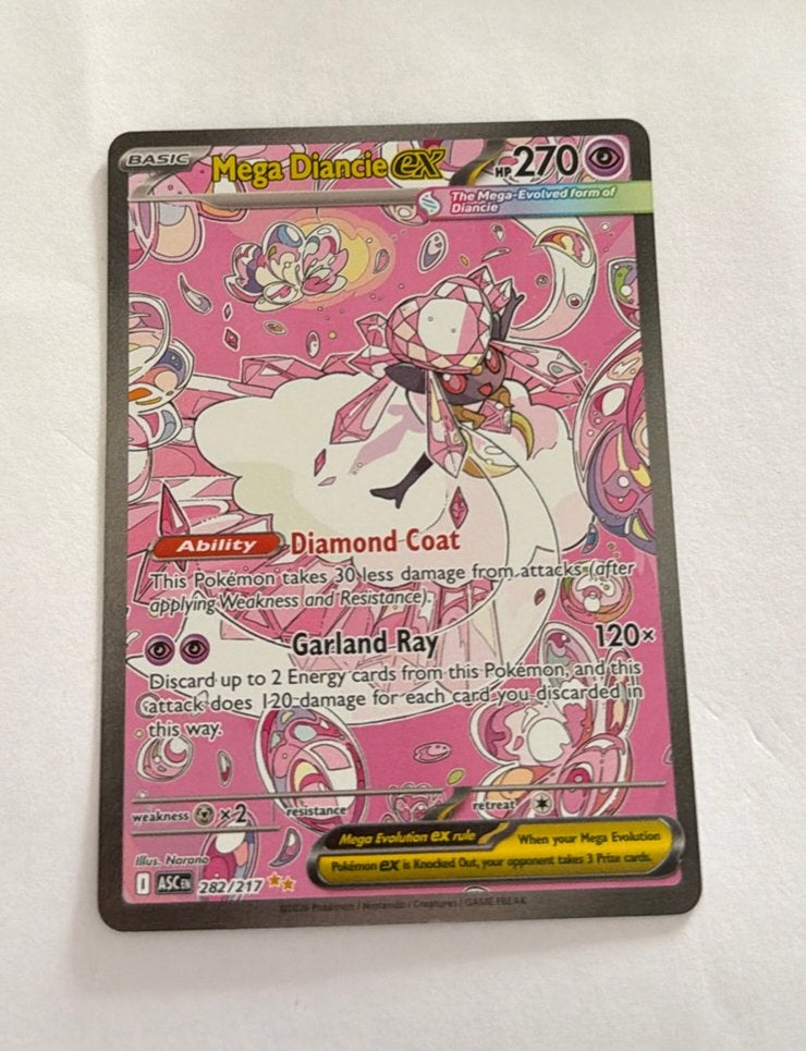 Mega Diancie ex, Ophalen of Verzenden, Zo goed als nieuw