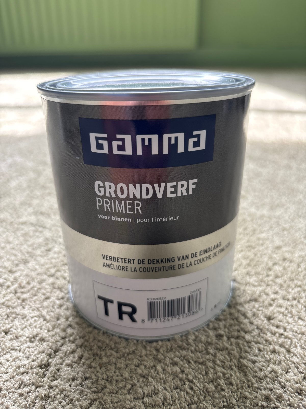 GAMMA Grondverf Primer voor Binnen - Kleur FAR 222, Overige kleuren, Nieuw, Ophalen of Verzenden, Verf