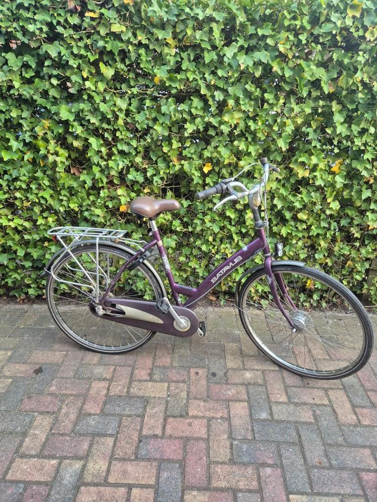 Batavus 28 inch damesfiets, Fietsen en Brommers, Fietsen | Dames | Damesfietsen, Ophalen, Versnellingen, Batavus, 53 tot 56 cm
