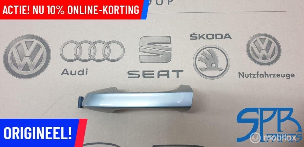GOLF 7 VII LB7W LINKS Deurgreep Linksvoor Linksachter GREEP, Volkswagen, Nieuw, Ophalen of Verzenden, Volkswagen