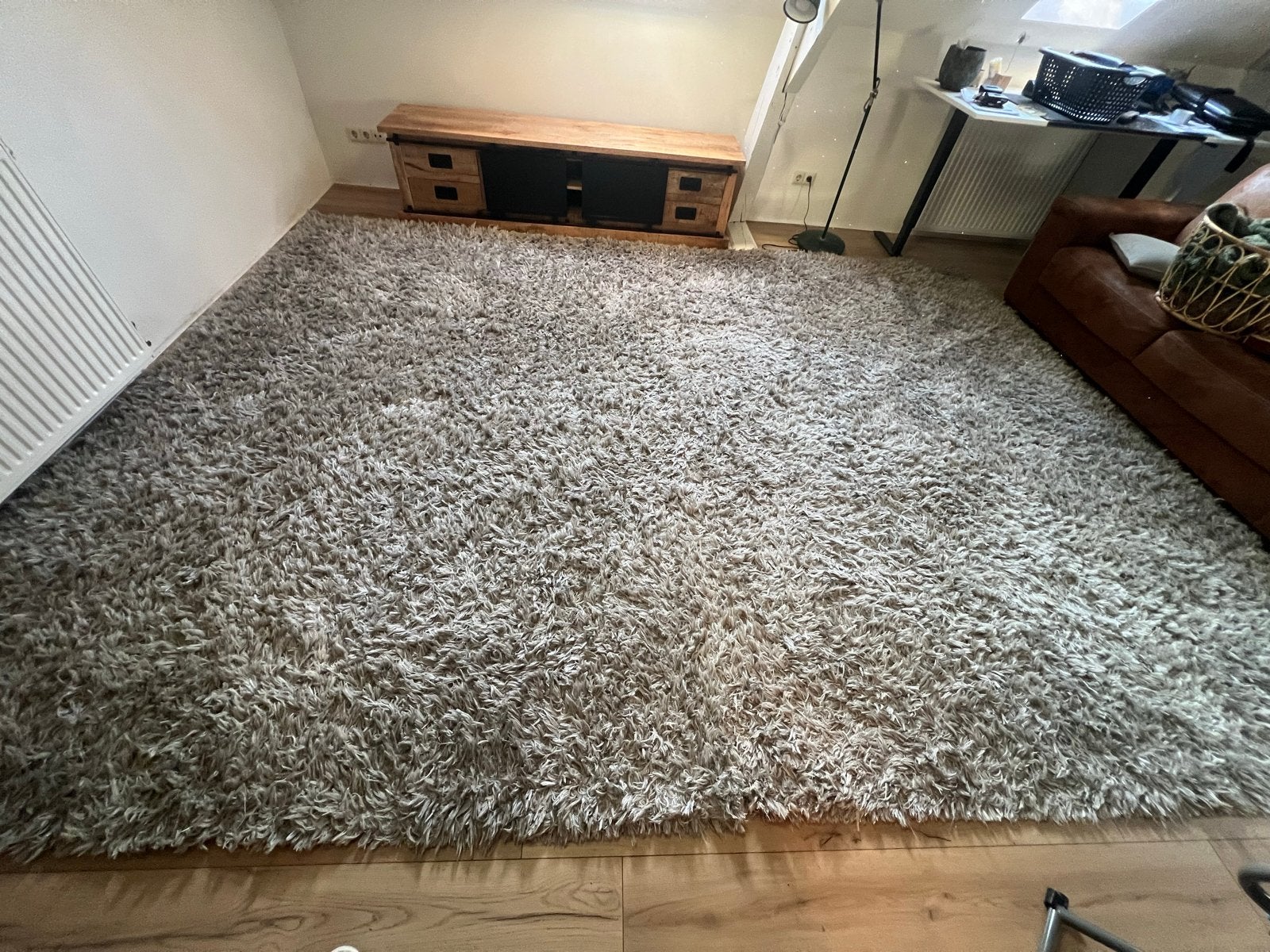 Brinker Carpets hoogpolig vloerkleed 4x3 meter, Ophalen, 200 cm of meer, Zo goed als nieuw, 200 cm of meer