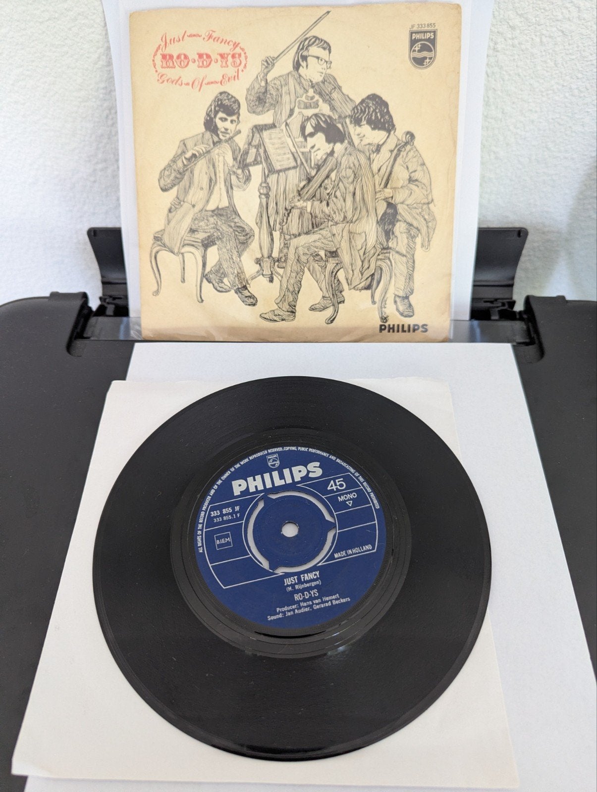 RO-D-Ys - Just Fancy ( vinyl single), Cd's en Dvd's, Vinyl Singles, Gebruikt, 7 inch, Single, Ophalen of Verzenden