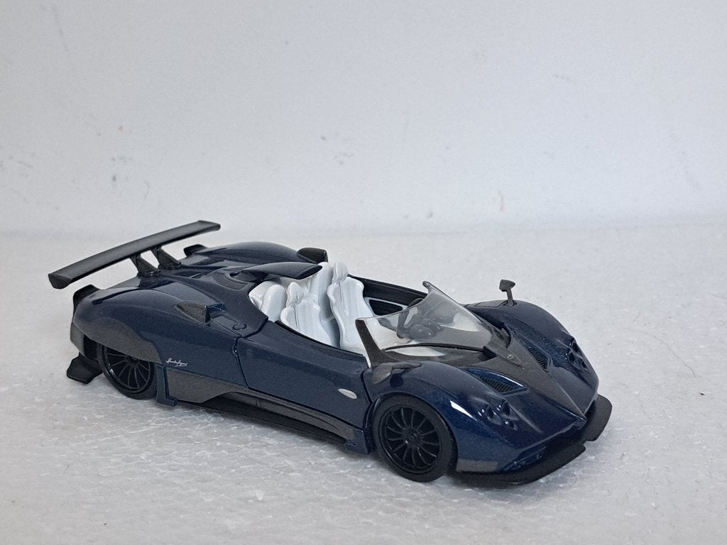 Pagani Huayra BC 2016 1/38 Blauw, Ophalen of Verzenden, Gebruikt, Auto, Overige merken