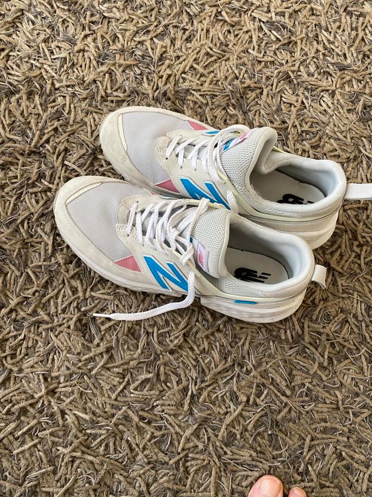 New Balance 574 sneakers - Maat 41, Ophalen of Verzenden, Gedragen, Wit, Sneakers of Gympen