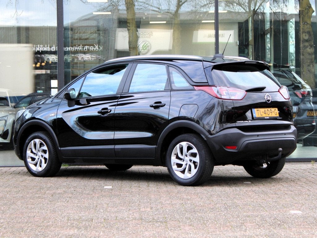 Opel Crossland X 1.2 Turbo Innovation Automaat | Navi / Airc, Auto's, 12 maanden, Gebruikt, Zwart, Origineel Nederlands