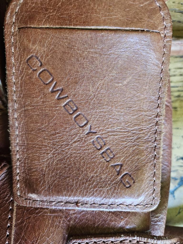 cowboysbag The Bag, Sieraden, Tassen en Uiterlijk, Tassen | Damestassen, Ophalen, Zo goed als nieuw, Bruin, Handtas
