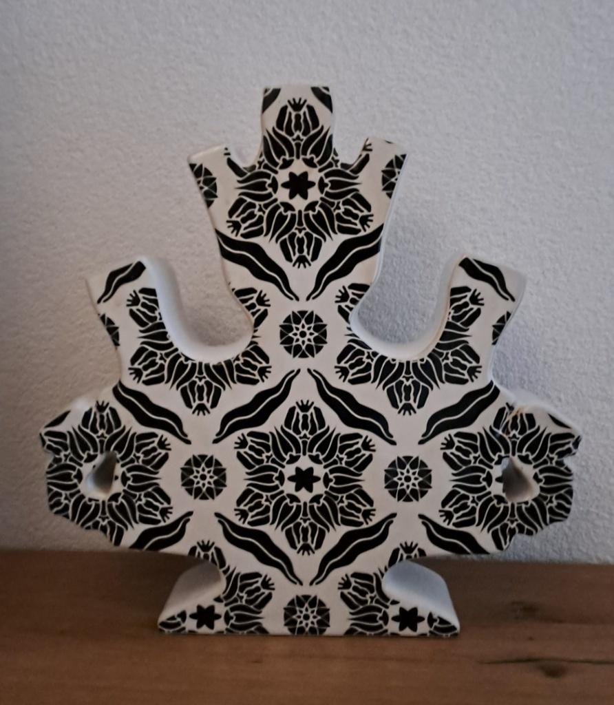 Tulpenvaas, Huis en Inrichting, Woonaccessoires | Vazen, Ophalen, Overige kleuren, Aardewerk of Porselein, Zo goed als nieuw