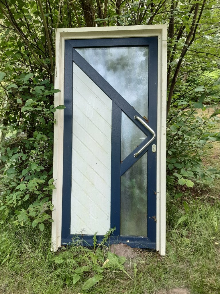 Kunstof kozijnen en  deuren, Ophalen, Kunststof, Gebruikt, Raamkozijn