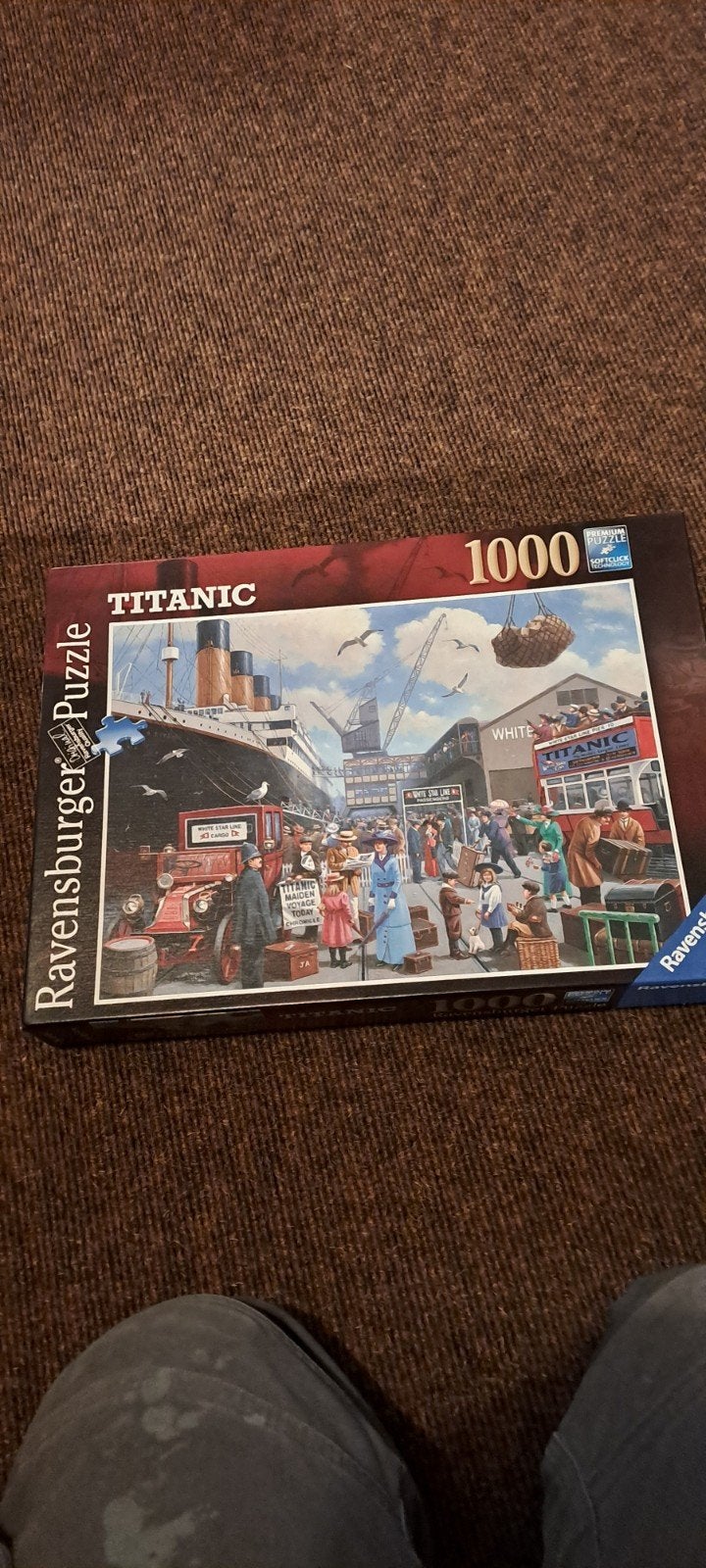 Ravensburger Legpuzzel Titanic 1000 stukjes, Ophalen of Verzenden, 500 t/m 1500 stukjes, Zo goed als nieuw, Legpuzzel