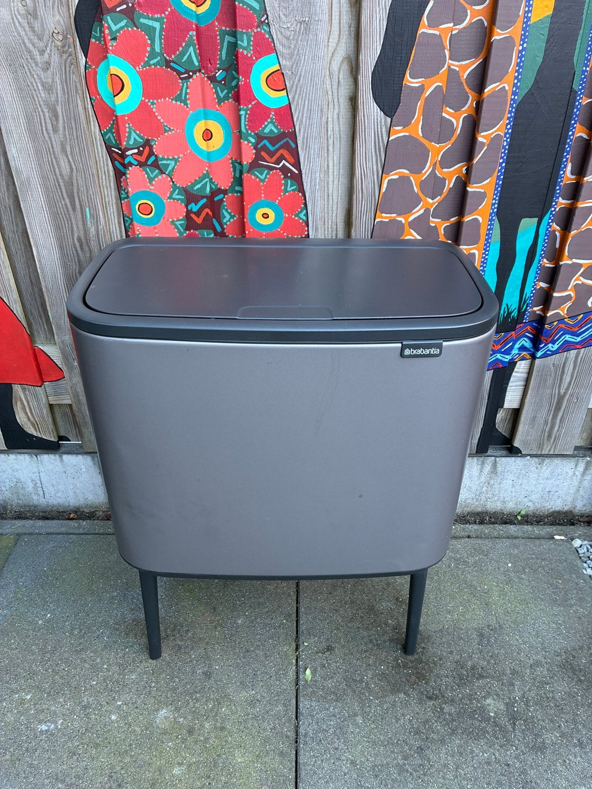 Brabantia Bo Waste Bin Hi 2x30L - Gebruikt, Kunststof, Gebruikt, Met pedaal, 40 liter of meer