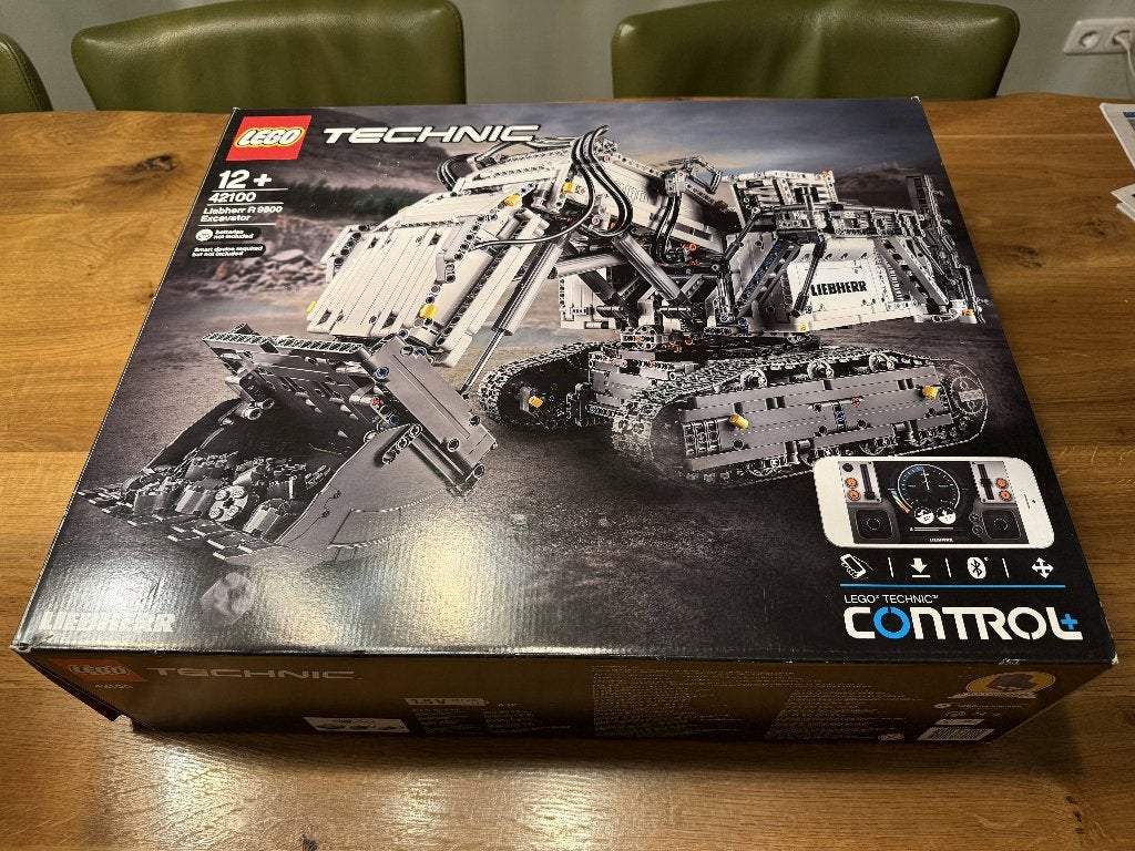 LEGO Technic 42100 – Liebherr R 9800 Excavator, Ophalen, Compleet, Gebruikt, Lego