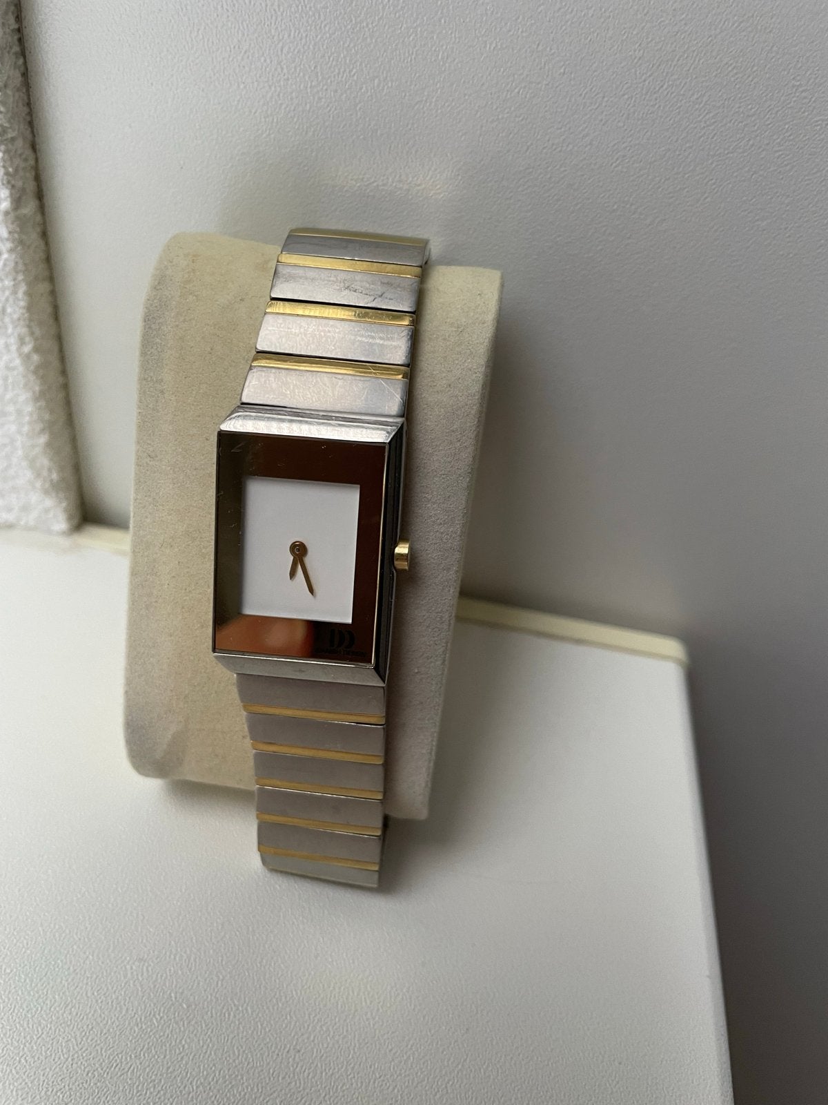 Danish Design bi-color titanium horloge, Sieraden, Tassen en Uiterlijk, Horloges | Dames, Overige merken, Overige materialen, Gebruikt