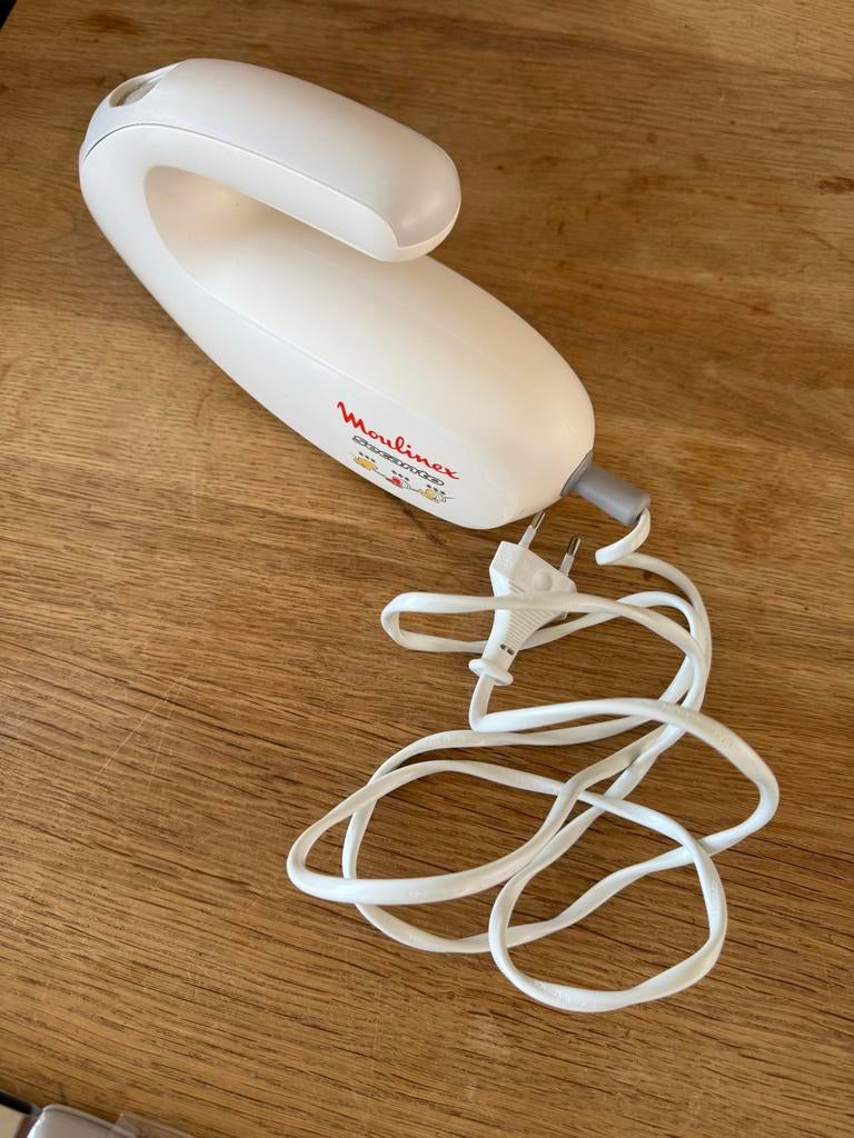 Moulinex Elektrisch Mes met 2 Messen en Handleiding, Ophalen of Verzenden, Zo goed als nieuw