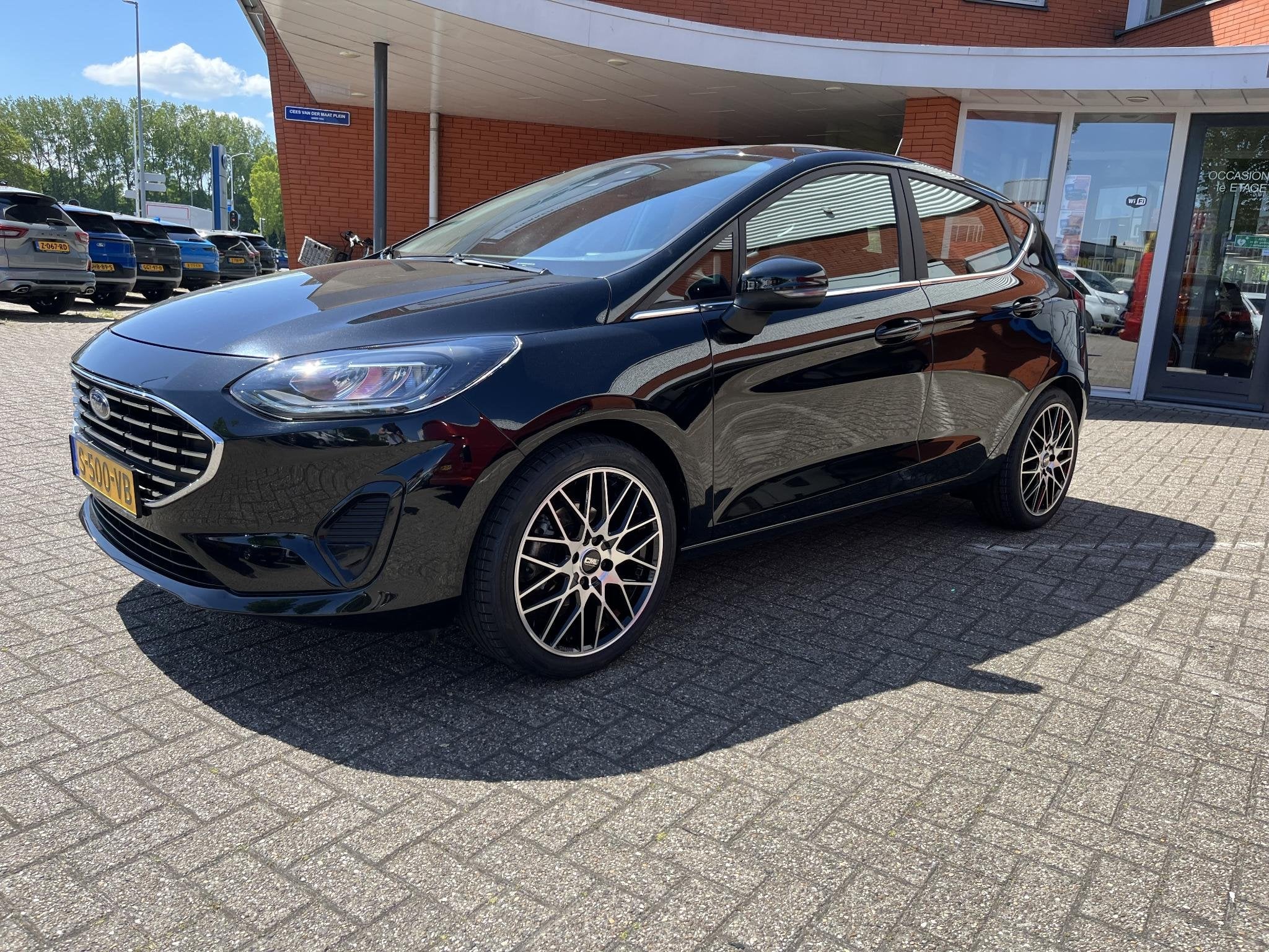 Ford Fiesta 1.0 Ecoboost Hybrid 125 pk Titanium Apple Carpla, Auto's, Ford, Voorwielaandrijving, Gebruikt, 1133 kg, Origineel Nederlands