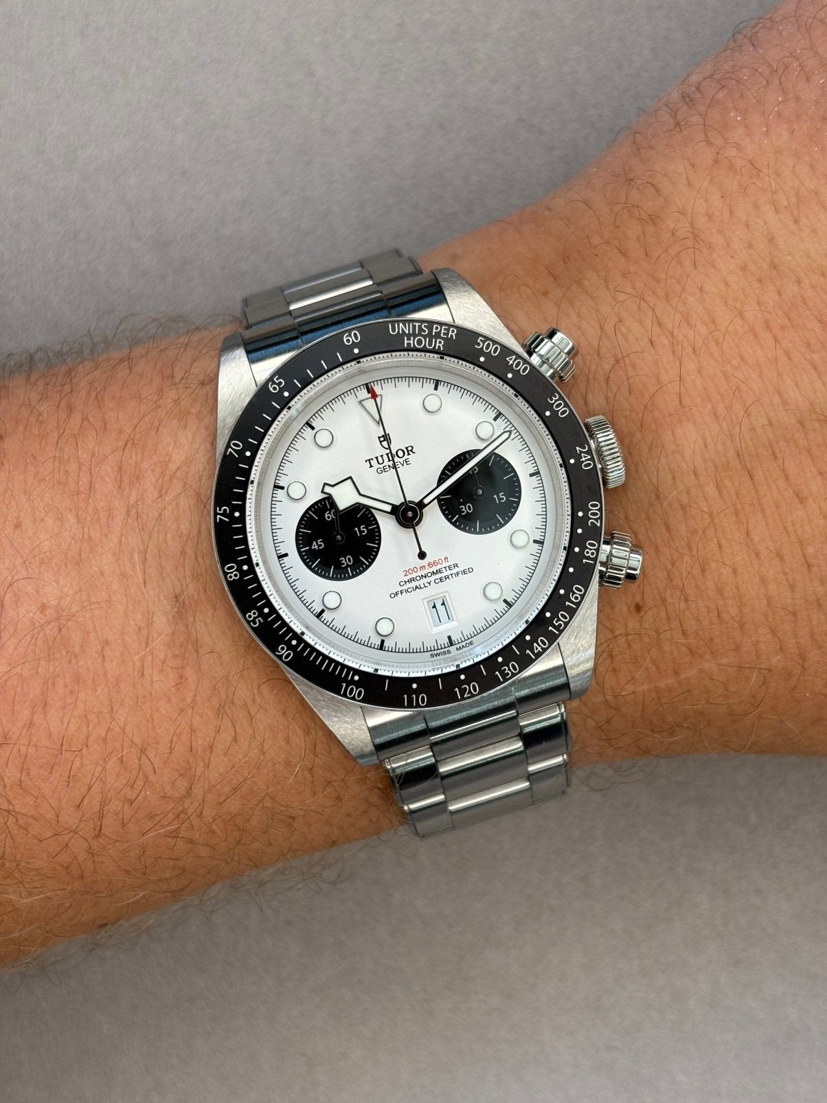 TUDOR Black Bay Chrono - Full set - 10/2025 - Als Nieuw!, Sieraden, Tassen en Uiterlijk, Horloges | Heren, Overige merken, Staal