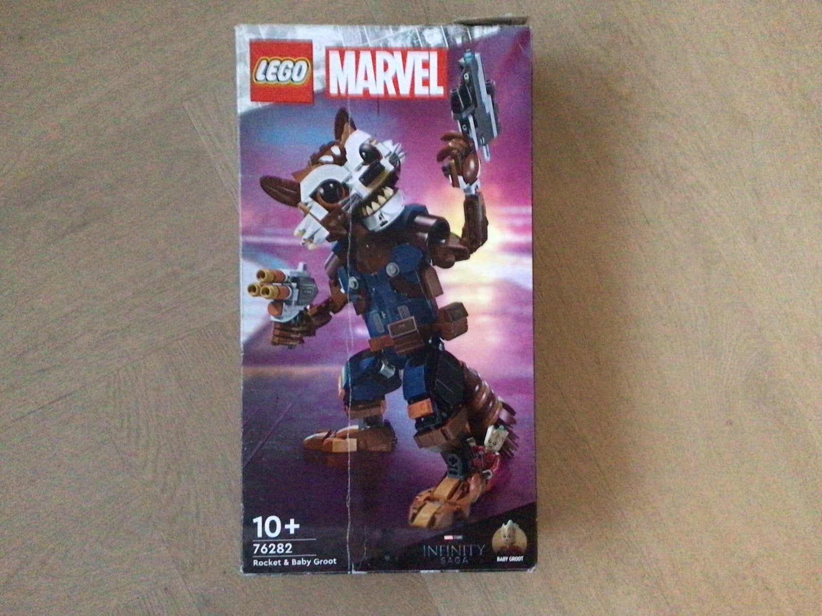 Lego doos lego 76282 rocket & baby groot, Gebruikt, Marvel, Lego, Accessoire