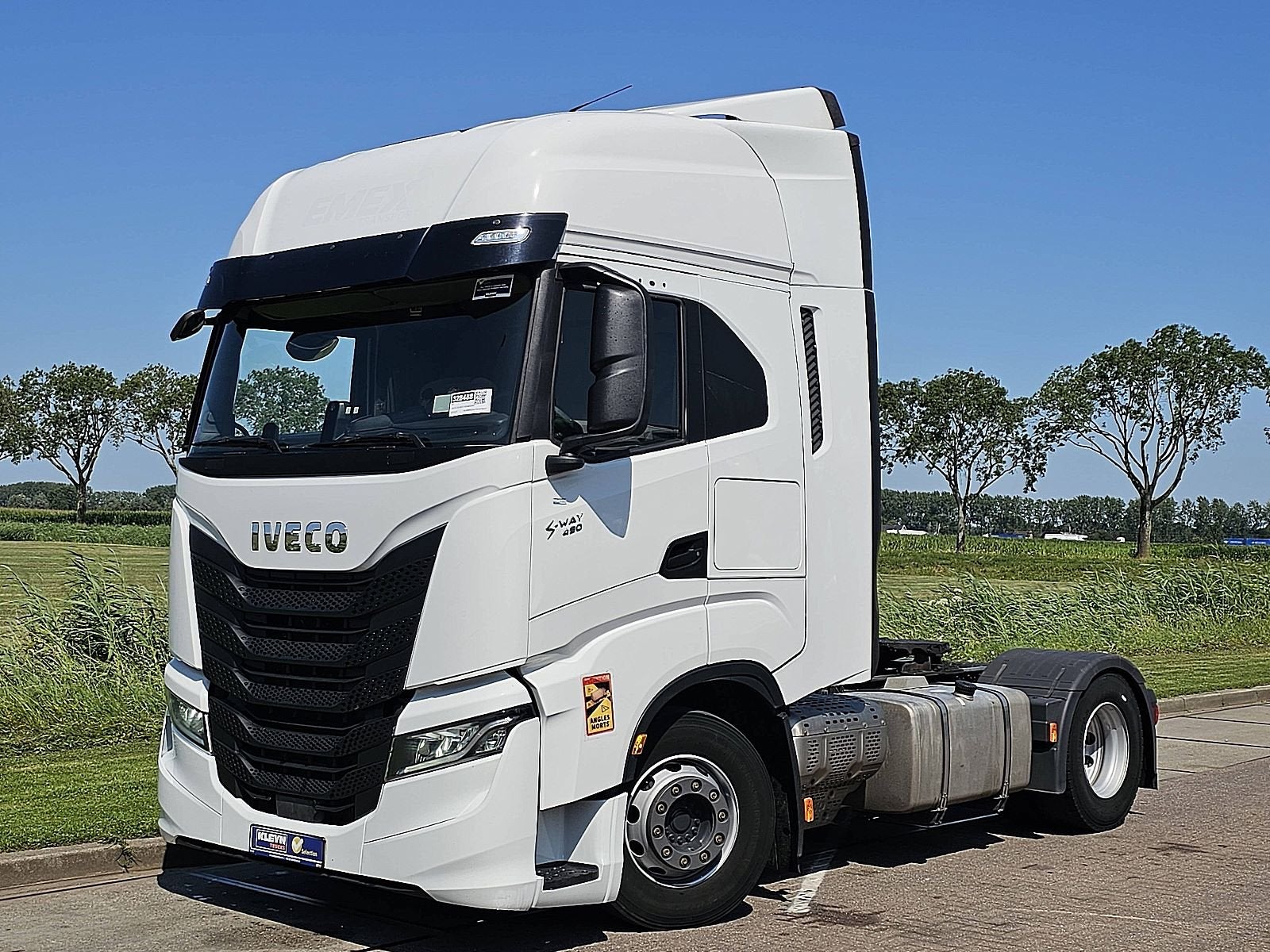 IVECO S-WAY AS440S49, Auto's, Automaat, Euro 6, Iveco, Wit