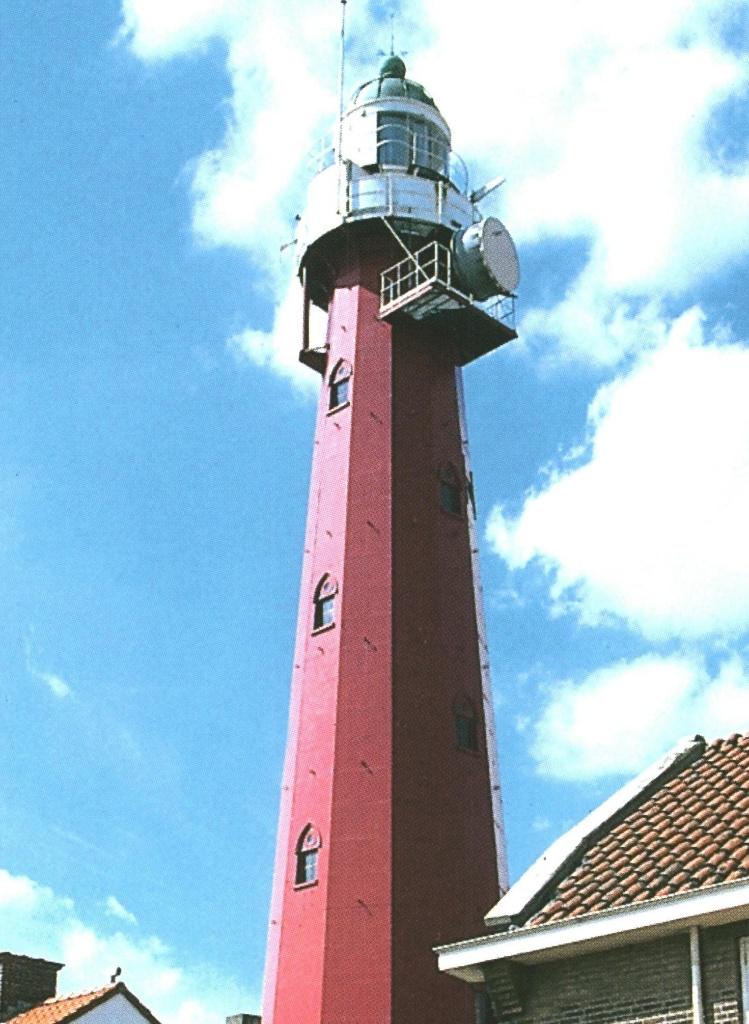 988081 Scheveningen ZH 80+ Vuurtoren Gelopen met mooie zegel, Ophalen of Verzenden, 1980 tot heden, Gelopen, Zuid-Holland