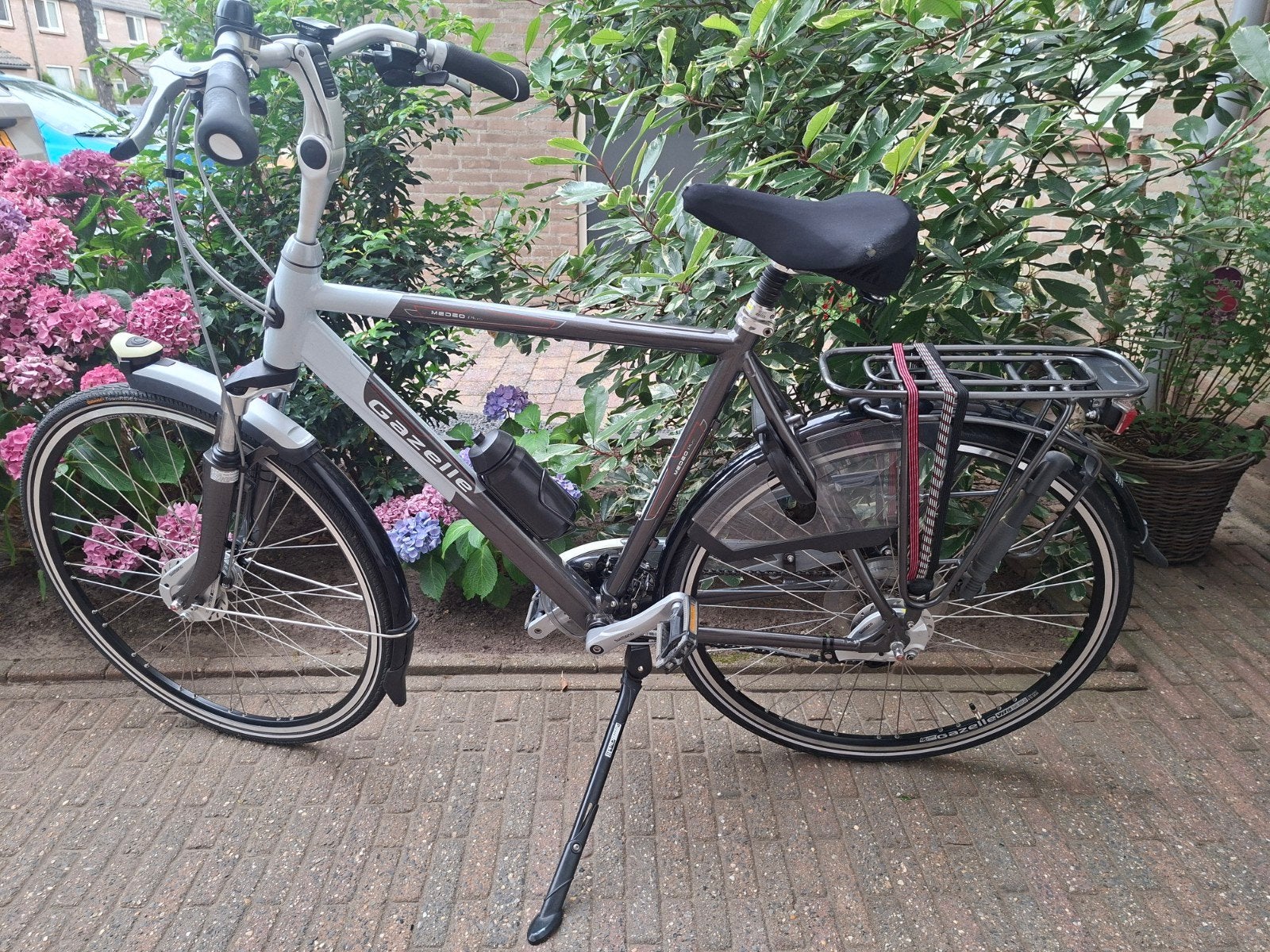 Gazelle herenfiets, Velgrem, Versnellingen, Ophalen of Verzenden, Zo goed als nieuw
