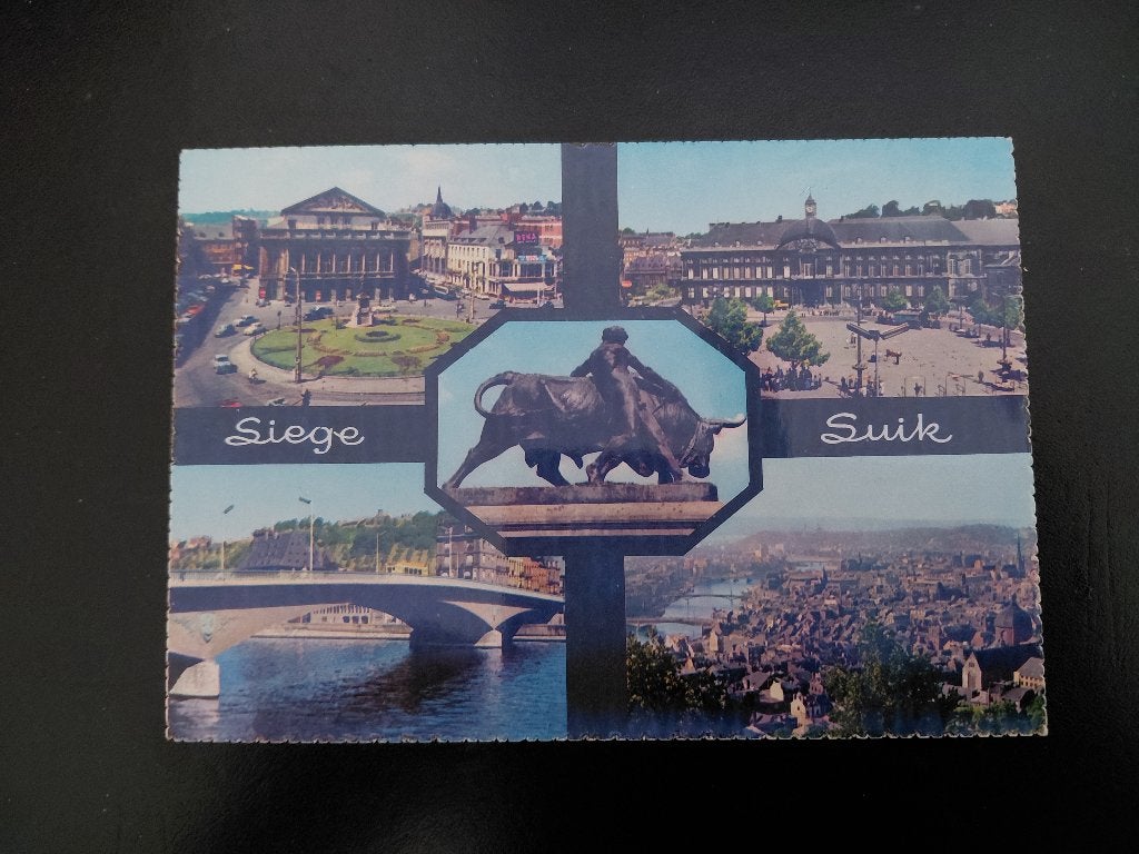 België, Luik/Liege, 5 luik ansichtkaart, ongelopen., Verzenden, 1960 tot 1980, Ongelopen, Luik