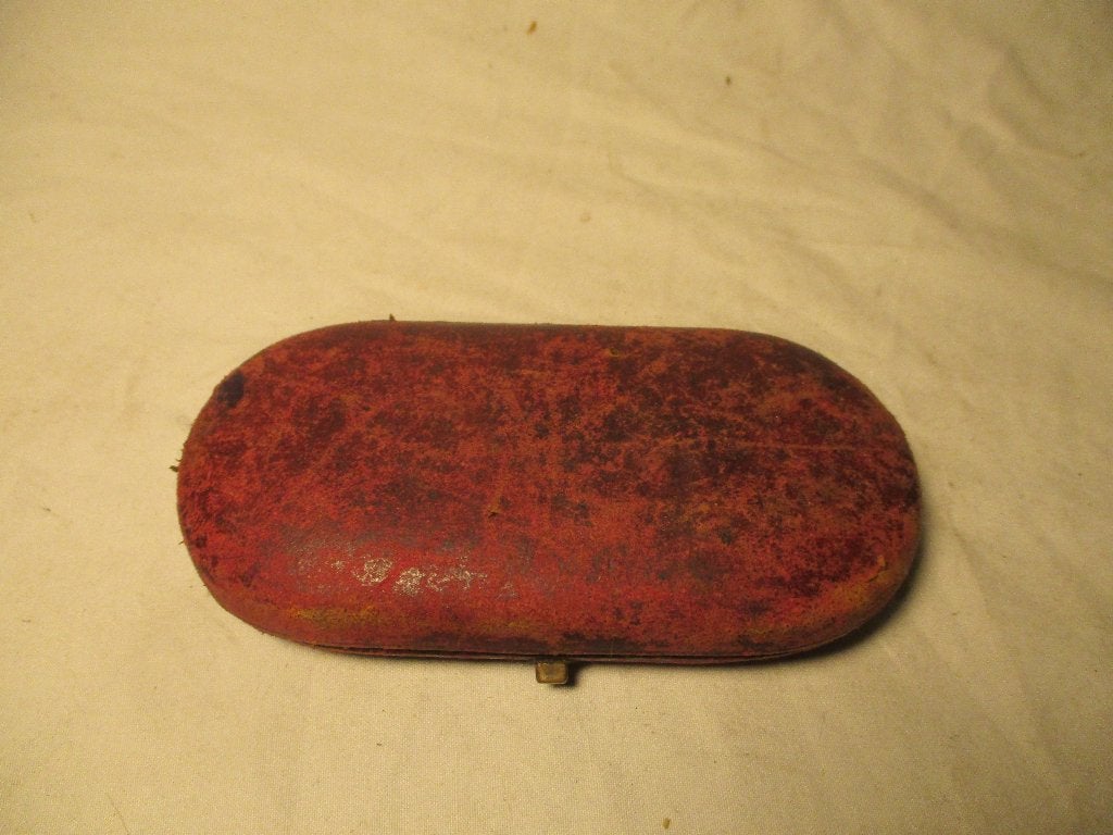 antiek setje schaartjes plus etui, Ophalen of Verzenden