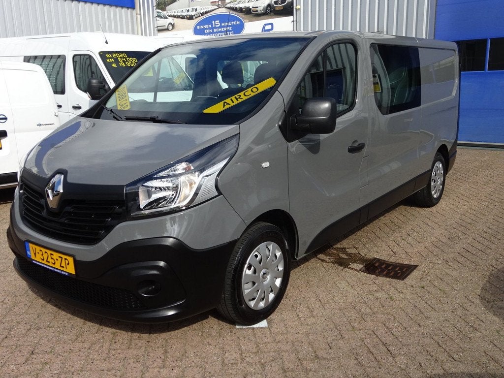 Renault Trafic 1.6 dCi T29 L2H1 DUBBELE CABINE 6 PERSOONS AI, Gebruikt, 4 cilinders, 2000 kg, Renault