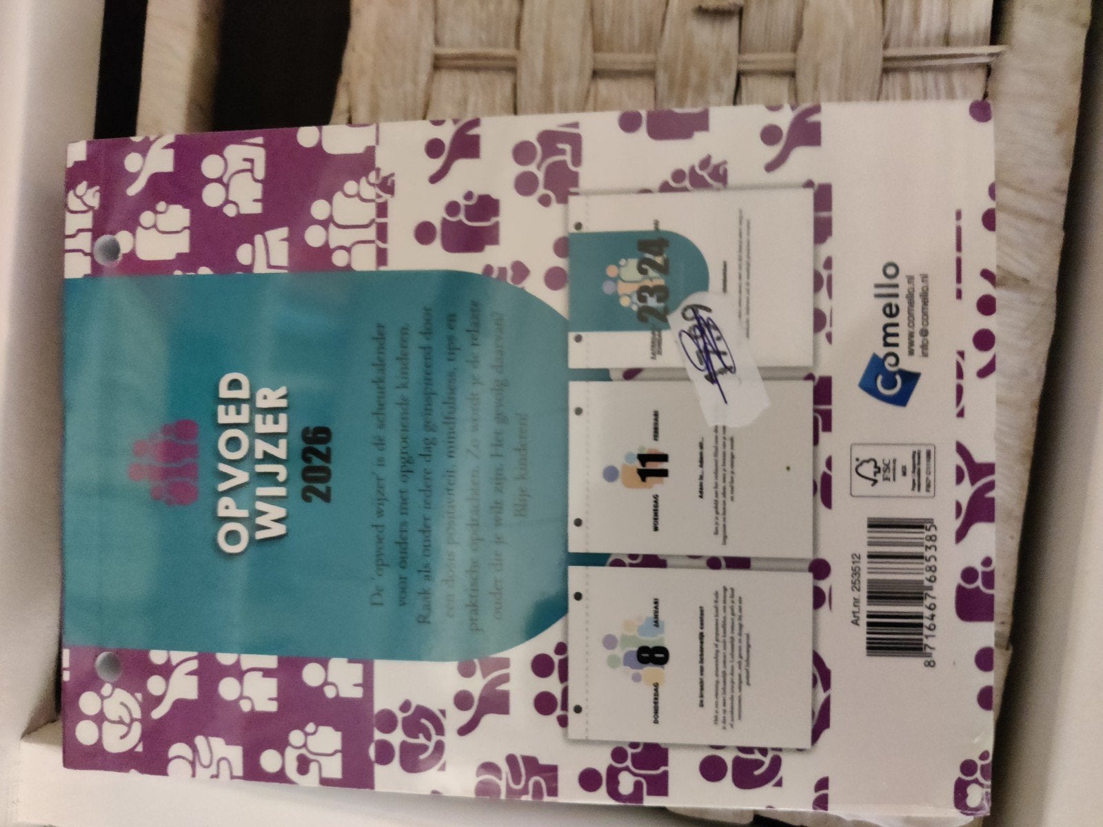 kalender met informatie, Ophalen of Verzenden, Maandkalender