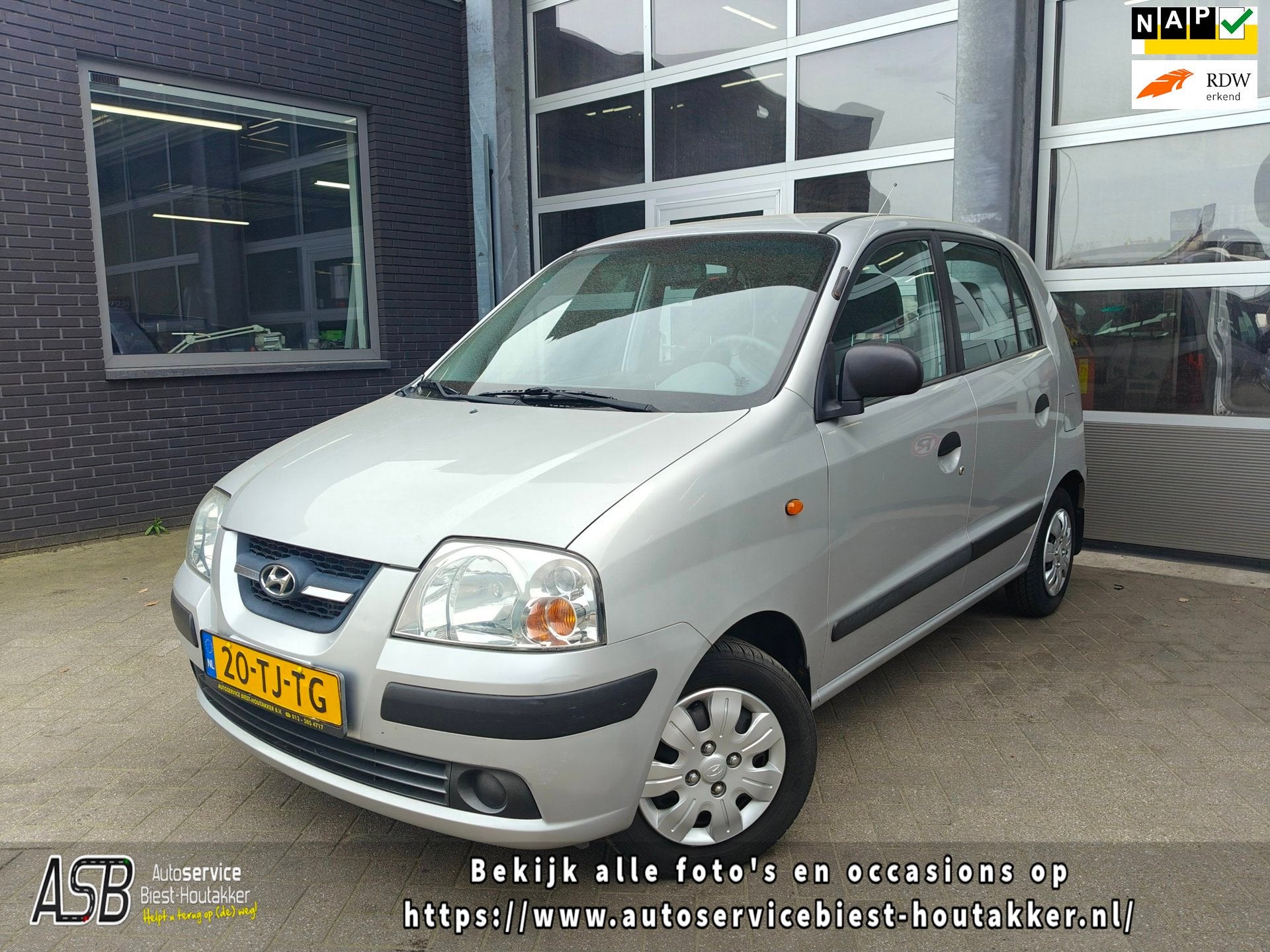 Hyundai Atos 1.1i Active Young | Centrale Deurvergrendeling, Voorwielaandrijving, 31 €/maand, 4 cilinders, Origineel Nederlands