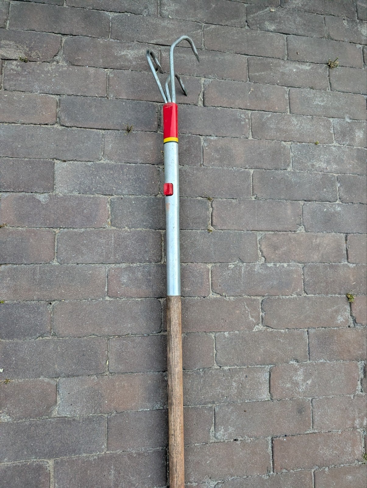 Drietand met lange steel Wolf Garten, Tuin en Terras, Hand-tuingereedschap, Ophalen, Gebruikt, Onkruidsteker