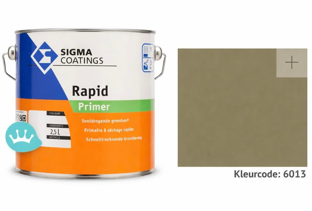 Sigma Multiprimer Ral 6013 2.5L groen Nieuw, Verzenden, Wit, Nieuw, Lak