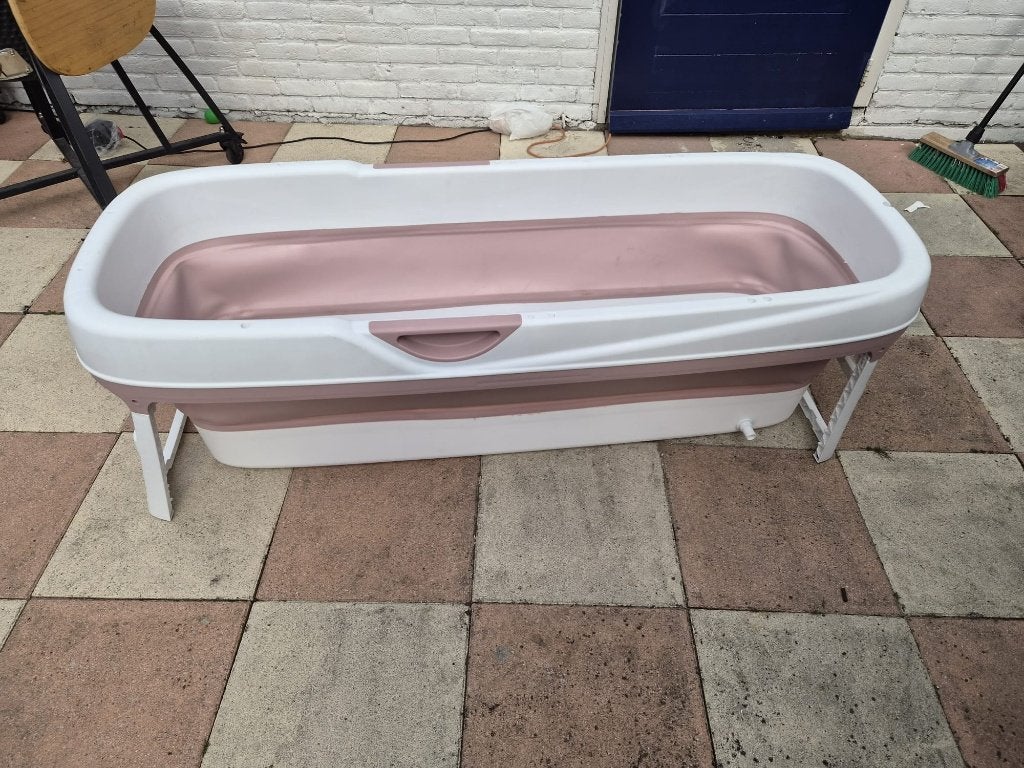Opvouwbaar bad roze, Ophalen, Zo goed als nieuw, Badje, Overige merken