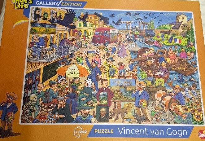 legpuzzels van diverse schilders, Ophalen of Verzenden, 500 t/m 1500 stukjes, Zo goed als nieuw, Legpuzzel