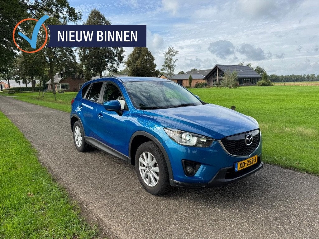Mazda CX-5 2.0 TS+ Lease 2WD | Navigatie | Trekhaak | Cruise, Auto's, Keurmerk '100% Onderhouden', Stof, 4 cilinders, Blauw