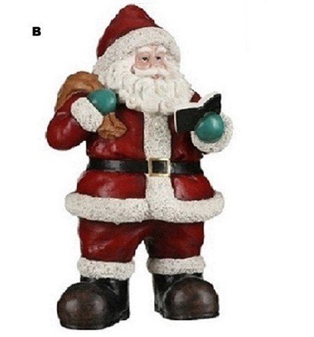 Kerstman met boek kerstdecoratie H.49,5, Diversen, Verzenden, Nieuw