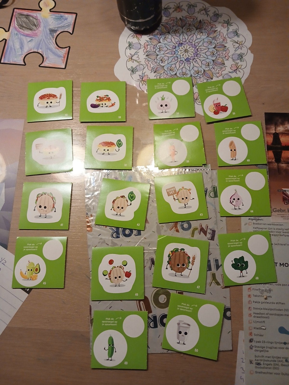 Complete verzameling Beter Bikken Buddies stickers (1-50), Verzamelen, Plus, Ophalen