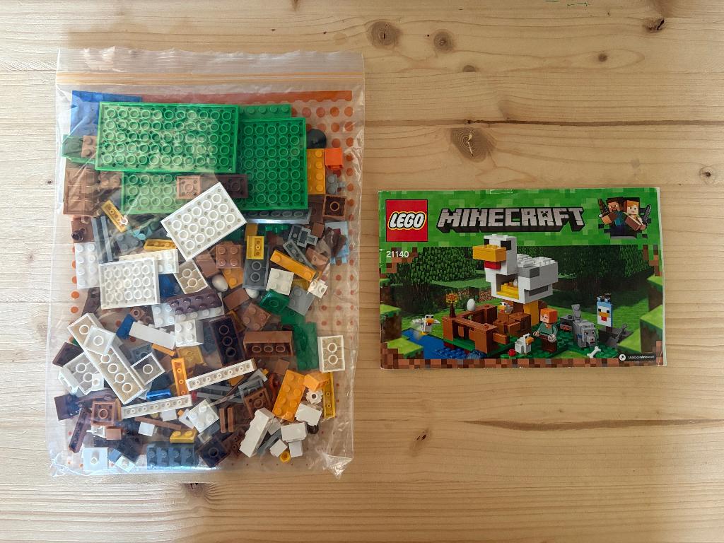 LEGO MINECRAFT 21140 - Het Kippenhok, Compleet, Gebruikt, Minecraft, Lego