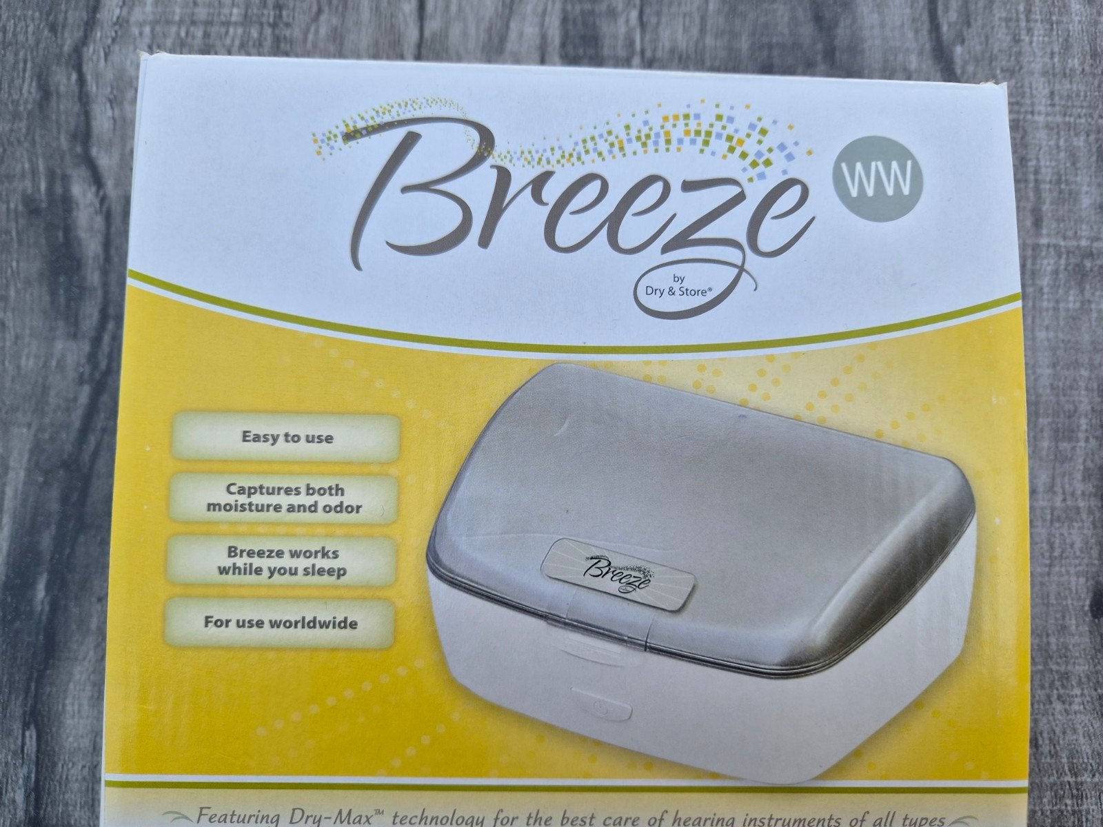 Breeze electrische luchtobtvochtiger voor gehoortoestellen, Diversen, Verpleegmiddelen, Ophalen of Verzenden, Nieuw