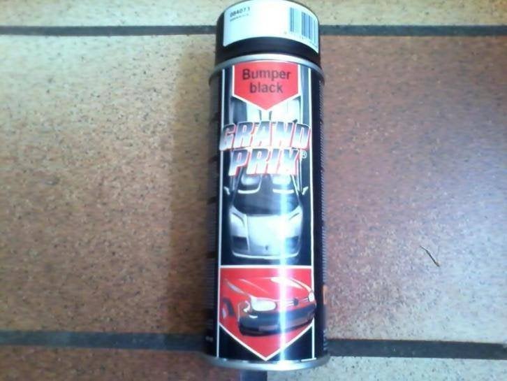 Bumperblack in spuitbus, Ophalen of Verzenden