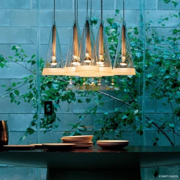 Flos Fucsia 8 Hanglamp, Ophalen of Verzenden, Gebruikt, Glas, 75 cm of meer