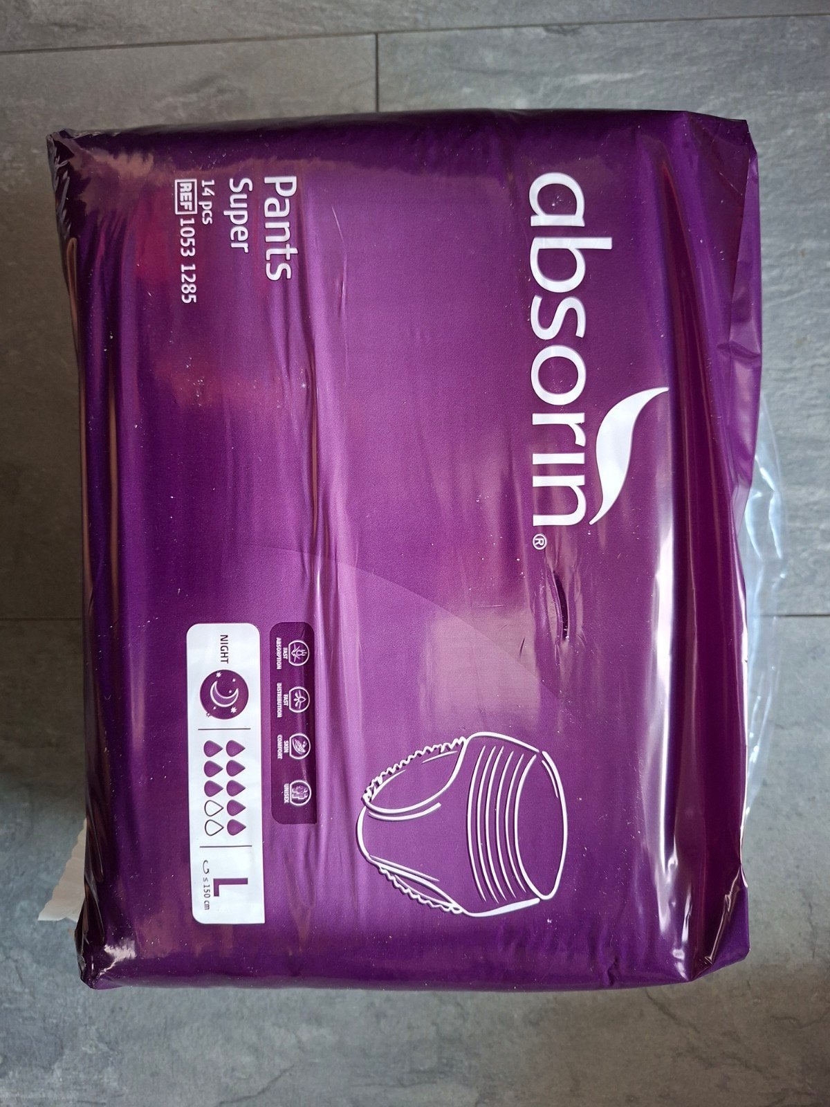 Absorin incontinentie broekjes, 4 pakken, Ophalen of Verzenden, Nieuw